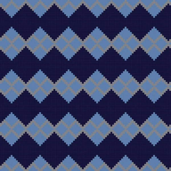 Argyle Fair Isle Diseño Patrón Sin Costura Para Prendas Punto — Archivo Imágenes Vectoriales