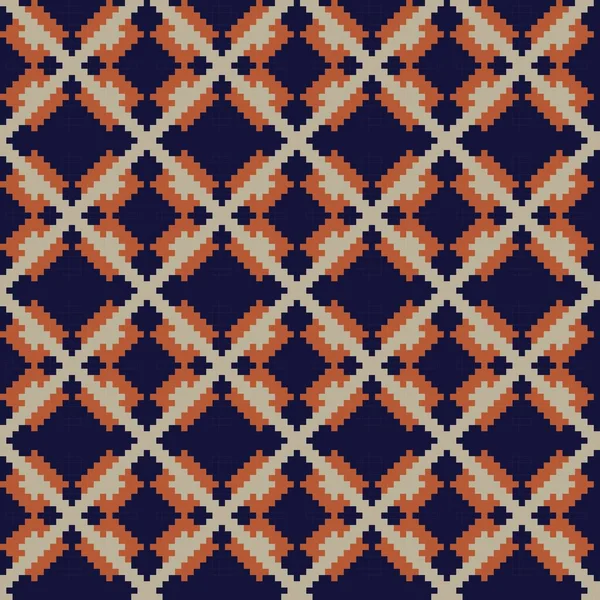 Örgü, moda tekstili ve grafikler için argyle Fair Island kusursuz desen tasarımı