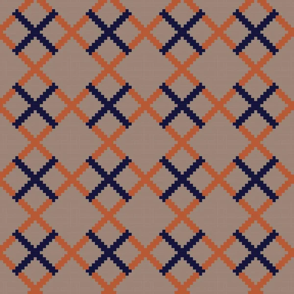 Örgü, moda tekstili ve grafikler için argyle Fair Island kusursuz desen tasarımı