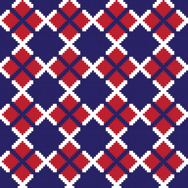 Örgü, moda tekstili ve grafikler için argyle Fair Island kusursuz desen tasarımı