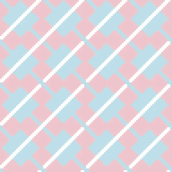 Argyle Fair Isle Diseño Patrón Sin Costura Para Prendas Punto — Vector de stock