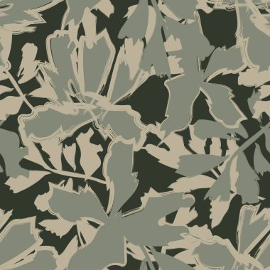 Moda tekstil, grafik, arka plan ve el sanatları için kusursuz desenli fırça darbeleri