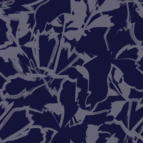 Moda tekstil, grafik, arka plan ve el sanatları için kusursuz desenli fırça darbeleri