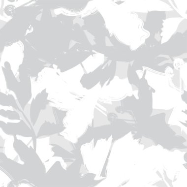 Moda tekstil, grafik, arka plan ve el sanatları için kusursuz desenli fırça darbeleri