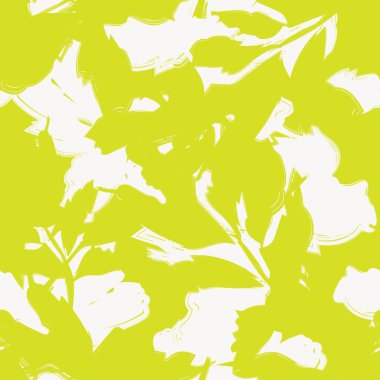 Moda tekstil, grafik, arka plan ve el sanatları için kusursuz desenli fırça darbeleri