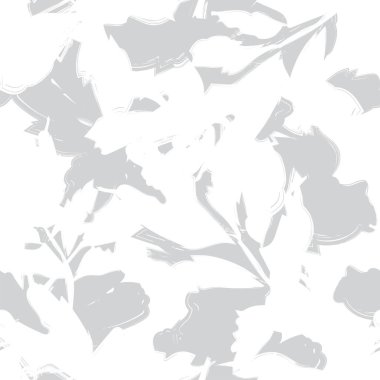 Moda tekstil, grafik, arka plan ve el sanatları için kusursuz desenli fırça darbeleri