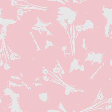 Moda tekstil, grafik, arka plan ve el sanatları için kusursuz desenli fırça darbeleri