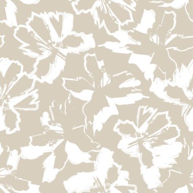 Moda tekstil, grafik, arka plan ve el sanatları için kusursuz desenli fırça darbeleri