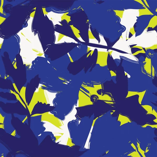 Moda tekstil, grafik, arka plan ve el sanatları için kusursuz desenli fırça darbeleri