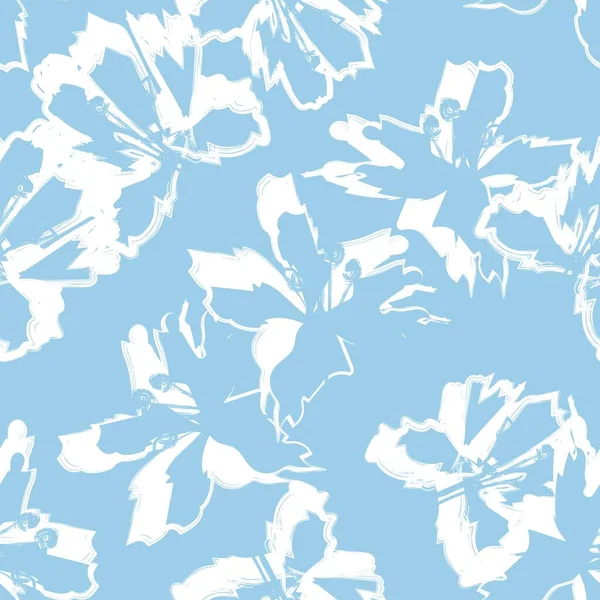 Moda tekstil, grafik, arka plan ve el sanatları için kusursuz desenli fırça darbeleri