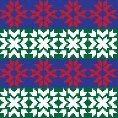 Moda tekstil, örgü ve grafikleri için Noel panayırı desen tasarımı