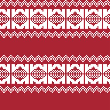 Moda tekstil, örgü ve grafikleri için Noel panayırı desen tasarımı