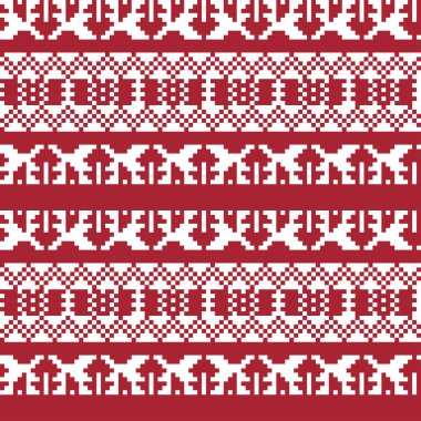 Moda tekstil, örgü ve grafikleri için Noel panayırı desen tasarımı