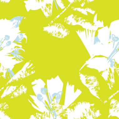 Moda tekstil, grafik, arka plan ve el sanatları için kusursuz desenli fırça darbeleri