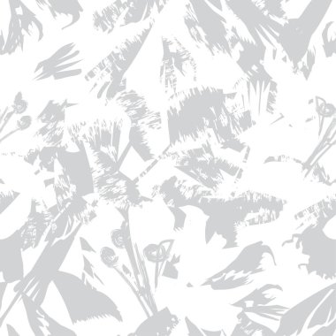 Moda tekstil, grafik, arka plan ve el sanatları için kusursuz desenli fırça darbeleri