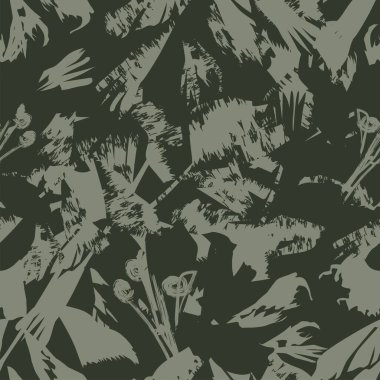 Moda tekstil, grafik, arka plan ve el sanatları için kusursuz desenli fırça darbeleri