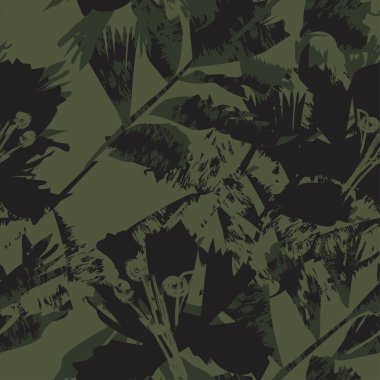 Moda tekstil, grafik, arka plan ve el sanatları için kusursuz desenli fırça darbeleri