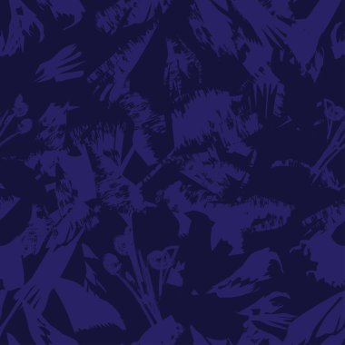 Moda tekstil, grafik, arka plan ve el sanatları için kusursuz desenli fırça darbeleri