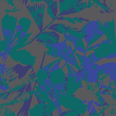 Moda tekstil, grafik, arka plan ve el sanatları için kusursuz desenli fırça darbeleri