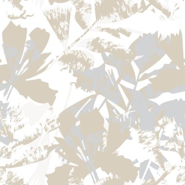 Moda tekstil, grafik, arka plan ve el sanatları için kusursuz desenli fırça darbeleri