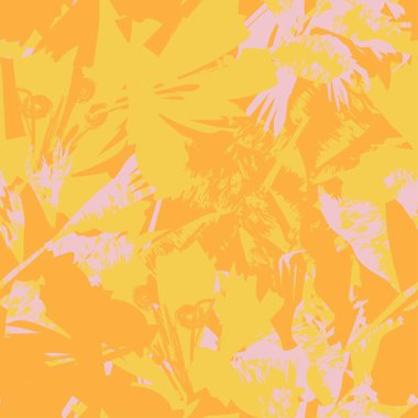 Moda tekstil, grafik, arka plan ve el sanatları için kusursuz desenli fırça darbeleri