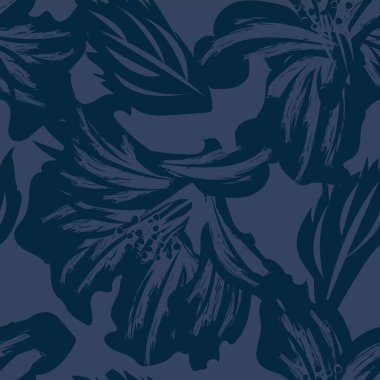 Moda tekstil, grafik, arka plan ve el sanatları için kusursuz desenli fırça darbeleri