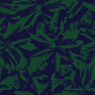 Moda tekstil, grafik, arka plan ve el sanatları için kusursuz desenli fırça darbeleri