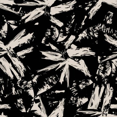 Moda tekstil, grafik, arka plan ve el sanatları için kusursuz desenli fırça darbeleri