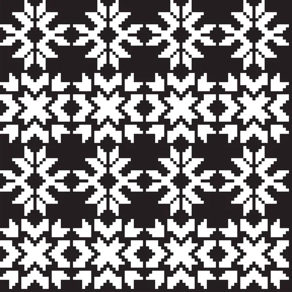 Conception Motif Îlot Noël Équitable Pour Les Textiles Mode Tricot — Image vectorielle