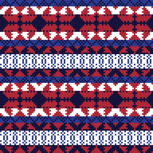 Karácsonyi Vásár Szigetmintás Design Divat Textíliák Kötött Grafikai — Stock Vector