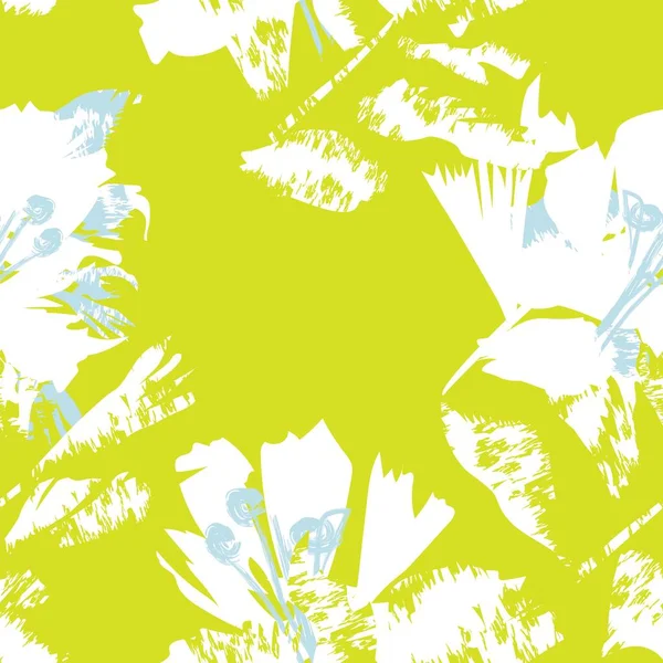 Moda tekstil, grafik, arka plan ve el sanatları için kusursuz desenli fırça darbeleri