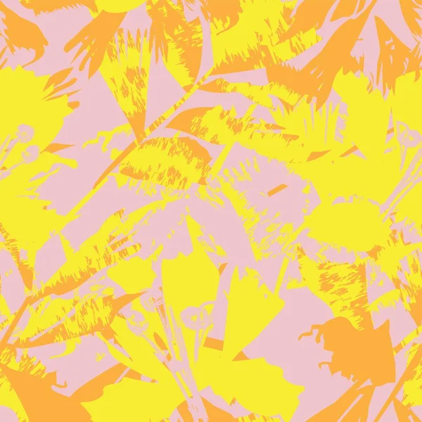 Moda tekstil, grafik, arka plan ve el sanatları için kusursuz desenli fırça darbeleri