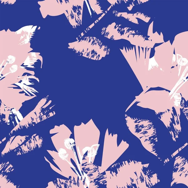 Moda tekstil, grafik, arka plan ve el sanatları için kusursuz desenli fırça darbeleri