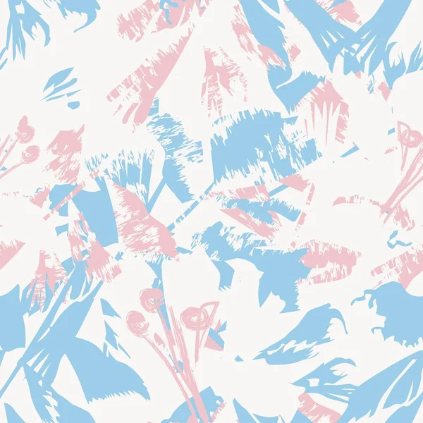 Moda tekstil, grafik, arka plan ve el sanatları için kusursuz desenli fırça darbeleri