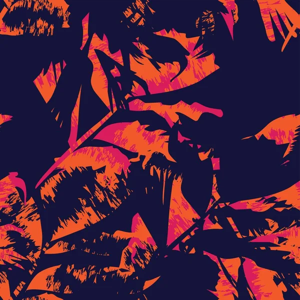 Moda tekstil, grafik, arka plan ve el sanatları için kusursuz desenli fırça darbeleri