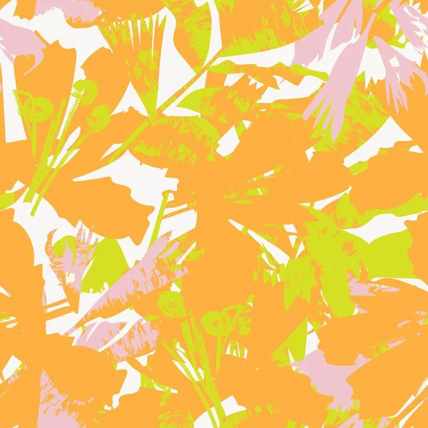 Moda tekstil, grafik, arka plan ve el sanatları için kusursuz desenli fırça darbeleri