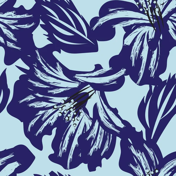 Moda tekstil, grafik, arka plan ve el sanatları için kusursuz desenli fırça darbeleri