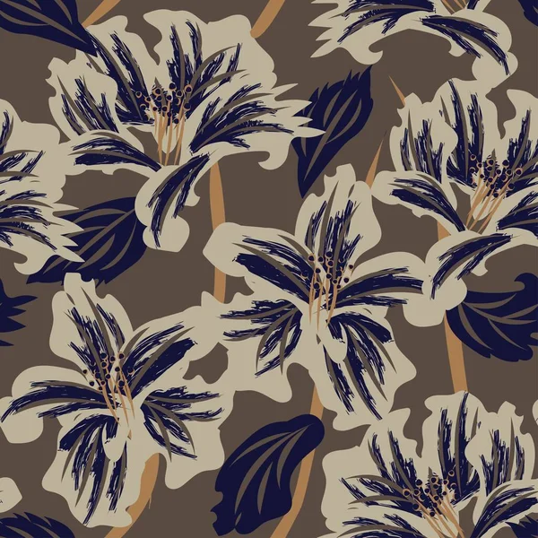 Moda tekstil, grafik, arka plan ve el sanatları için kusursuz desenli fırça darbeleri