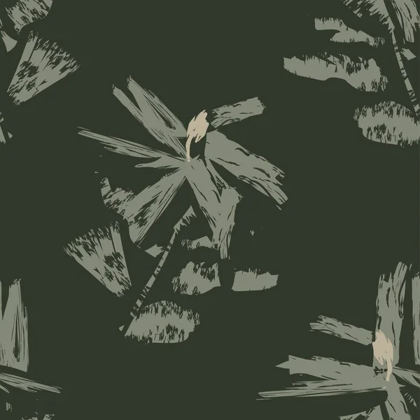 Moda tekstil, grafik, arka plan ve el sanatları için kusursuz desenli fırça darbeleri