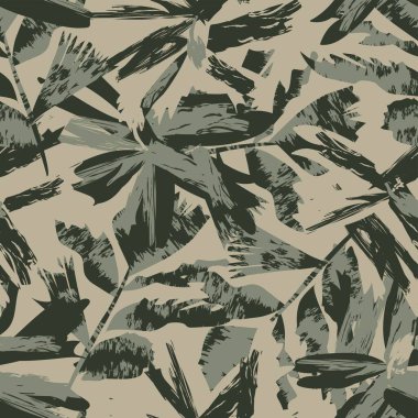 Moda tekstil, grafik, arka plan ve el sanatları için kusursuz desenli fırça darbeleri