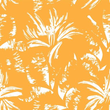 Moda tekstil, grafik, arka plan ve el sanatları için kusursuz desenli fırça darbeleri