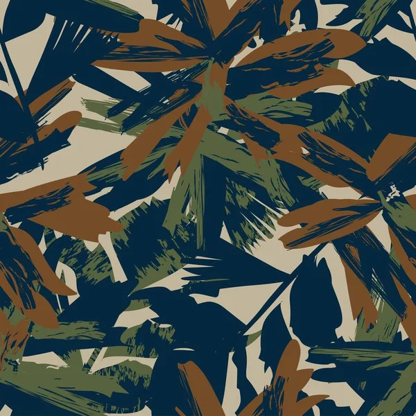 Moda tekstil, grafik, arka plan ve el sanatları için kusursuz desenli fırça darbeleri