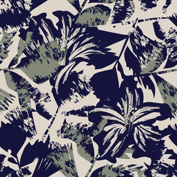 Moda tekstil, grafik, arka plan ve el sanatları için kusursuz desenli fırça darbeleri