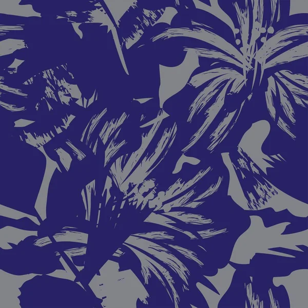 Moda tekstil, grafik, arka plan ve el sanatları için kusursuz desenli fırça darbeleri