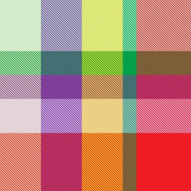 İki katmanlı (üst / alt) özel ekose tasarım şablonu. Bir katmanı diğerini düzenlemek için kilitle, ya da ikisini birden kilidi açarak düzenle