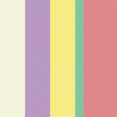 Özelleştirilebilir dikey çizgili desen iki katmanlı (üst / alt). Bir katmanı diğerini düzenlemek için kilitle, ya da ikisini birden kilidi açarak düzenle. Ekose desen de oluşturulabilir