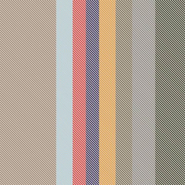 Özelleştirilebilir dikey çizgili desen iki katmanlı (üst / alt). Bir katmanı diğerini düzenlemek için kilitle, ya da ikisini birden kilidi açarak düzenle. Ekose desen de oluşturulabilir