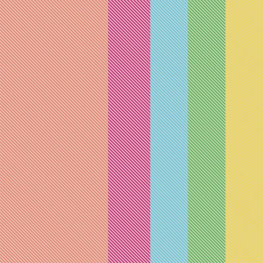 Özelleştirilebilir dikey çizgili desen iki katmanlı (üst / alt). Bir katmanı diğerini düzenlemek için kilitle, ya da ikisini birden kilidi açarak düzenle. Ekose desen de oluşturulabilir