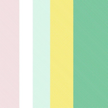 Özelleştirilebilir dikey çizgili desen iki katmanlı (üst / alt). Bir katmanı diğerini düzenlemek için kilitle, ya da ikisini birden kilidi açarak düzenle. Ekose desen de oluşturulabilir