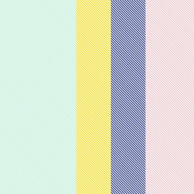 Özelleştirilebilir dikey çizgili desen iki katmanlı (üst / alt). Bir katmanı diğerini düzenlemek için kilitle, ya da ikisini birden kilidi açarak düzenle. Ekose desen de oluşturulabilir